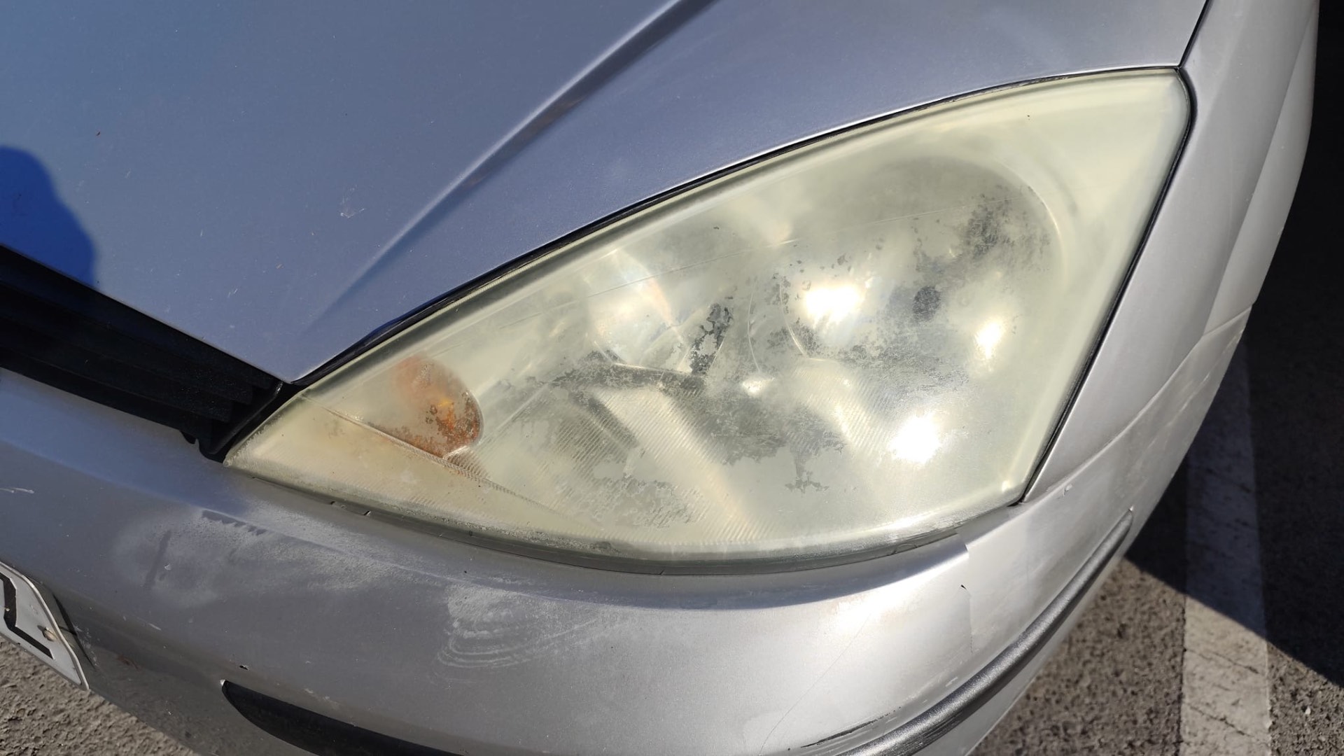 Ford Focus antes del pulido